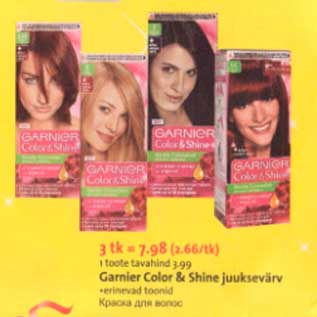 Allahindlus - Garnier Color&Shine juuksevärv