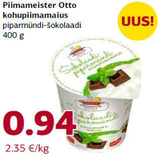 Allahindlus - Piimameister Otto kohupiimamaius