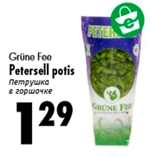 Allahindlus - Grüne Fee Petersell potis