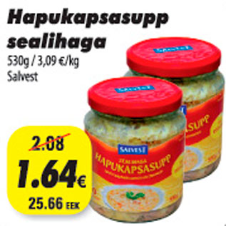 Allahindlus - Hapukapsasupp sealihaga Salvest