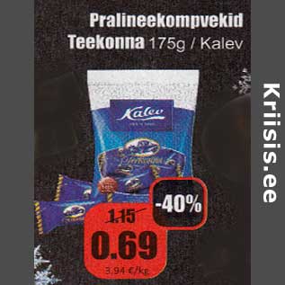 Скидка - Конфеты на основе пралине 175 г