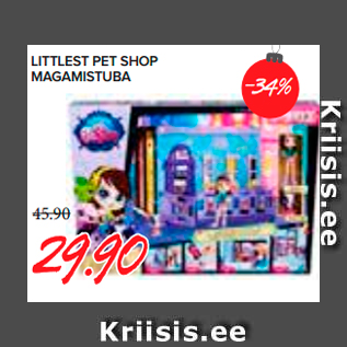 Allahindlus - Littlets Pet Shop magamistuba