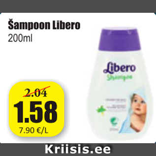 Allahindlus - Šampoon Libero 500 ml