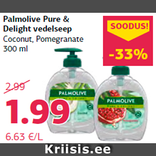 Allahindlus - Palmolive Pure & Delight vedelseep