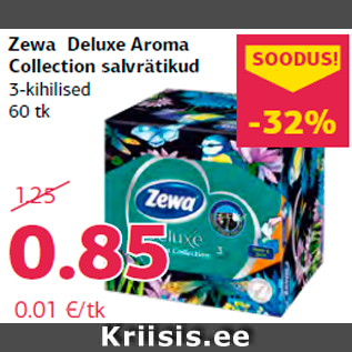 Allahindlus - Zewa Deluxe Aroma Collection salvrätikud