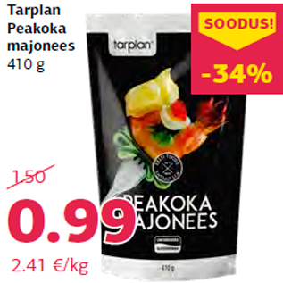 Allahindlus - Tarplan Peakoka majonees 410 g