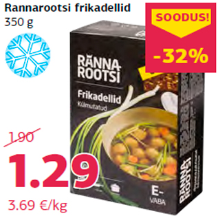 Allahindlus - Rannarootsi frikadellid 350 g