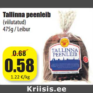 Скидка - Хлеб Tallinna