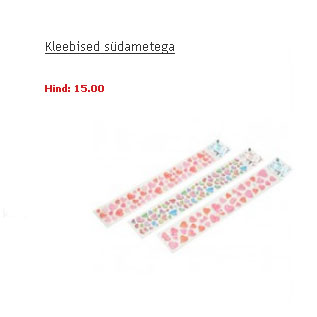 Allahindlus - Kleebised südametega