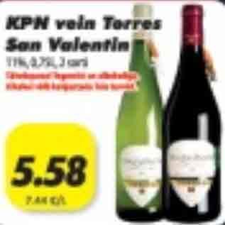 Allahindlus - KPN vein Torres San Valentin
