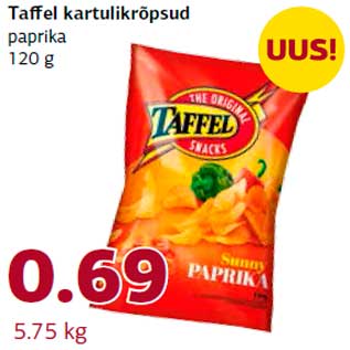 Скидка - Картофельные чипсы Taffel