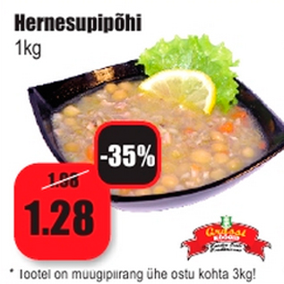 Allahindlus - Hernesupipõhi 1kg