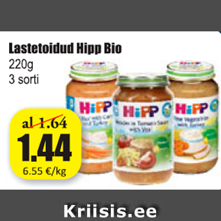 Allahindlus - Lastetoidud Hipp Bio