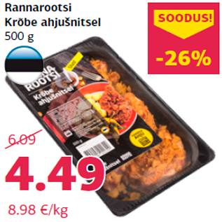 Allahindlus - Rannarootsi Krõbe ahjušnitsel 500 g