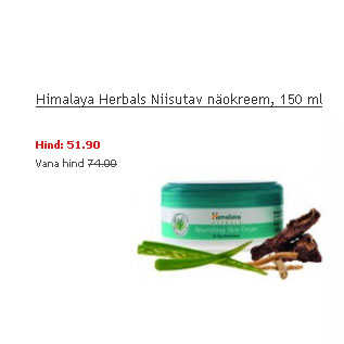 Allahindlus - Himalaya Herbals Niisutav näokreem