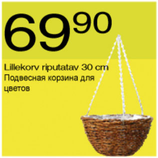 Скидка - Подвесная корзина для цветов