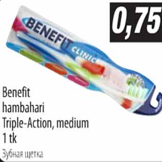 Allahindlus - Benefit hambahari Triple-Action, medium