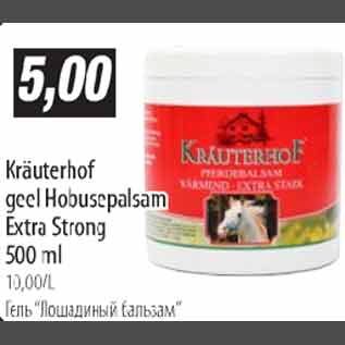 Allahindlus - Kräuterhof geel Hobusepalsam Extra Strong