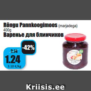Скидка - Варенье для блинчиков