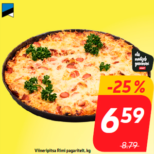 Allahindlus - Viineripitsa Rimi pagaritelt, kg