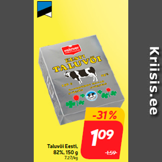 Allahindlus - Taluvõi Eesti, 82%, 150 g