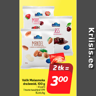 Allahindlus - Valik Maiasmoka dražeesid, 100 g
