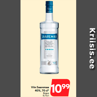 Allahindlus - Viin Saaremaa 40%, 70 cl*