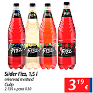 Allahindlus - Siider Fizz, 1,5 l