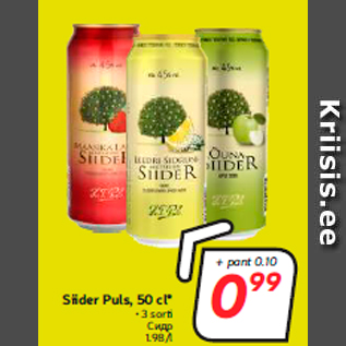 Allahindlus - Siider Puls, 50 cl*