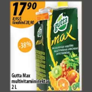 Allahindlus - Gutta Max multivitamiininektar