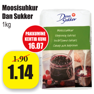 Скидка - Сахар для варенья Dan Sukker 1 кг