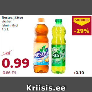 Allahindlus - Nestea jäätee