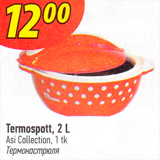 Allahindlus - Termospott, 2 l