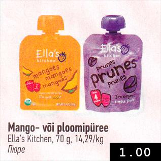 Allahindlus - Mango- või ploomipüree