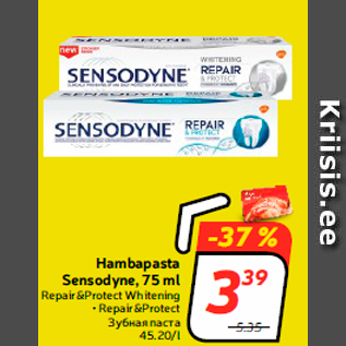 Allahindlus - Hambapasta Sensodyne, 75 ml