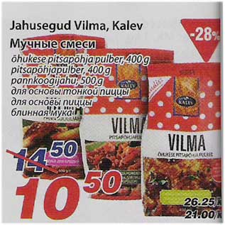 Allahindlus - Jahusegud Vilma, Kalev