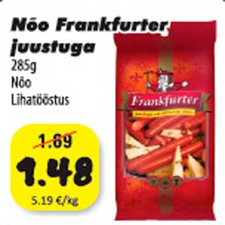 Скидка - Frankfurter с сыром