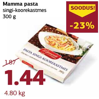 Allahindlus - Mamma pasta