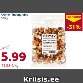 Allahindlus - Arimex Tudengieine 500 g