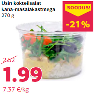 Allahindlus - Usin kokteilsalat kana-masalakastmega 270 g