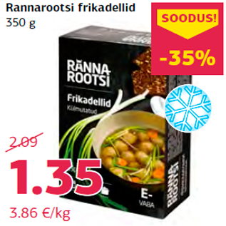 Allahindlus - Rannarootsi frikadellid 350 g