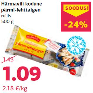 Allahindlus - Härmavili kodune pärmi-lehttaigen