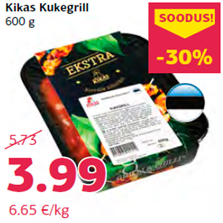 Allahindlus - Kikas Kukegrill 600 g