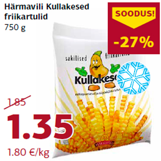 Скидка - Картофель фри 750 г