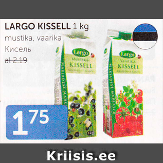 Allahindlus - LARGO KISELL 1 KG