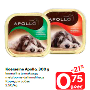 Allahindlus - Koeraeine Apollo, 300 g