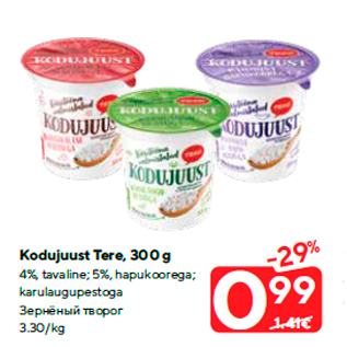 Allahindlus - Kodujuust Tere, 300 g