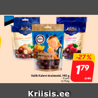 Allahindlus - Valik Kalevi dražeesid, 140 g