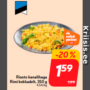 Allahindlus - Risoto kanalihaga Rimi kokkadelt, 350 g