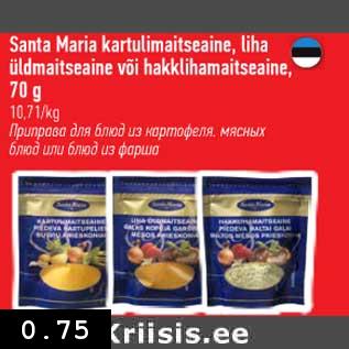 Allahindlus - Santa Maria kartulimaitseaine, liha üldmaitseaine või hakklihamaitseaine, 70 g